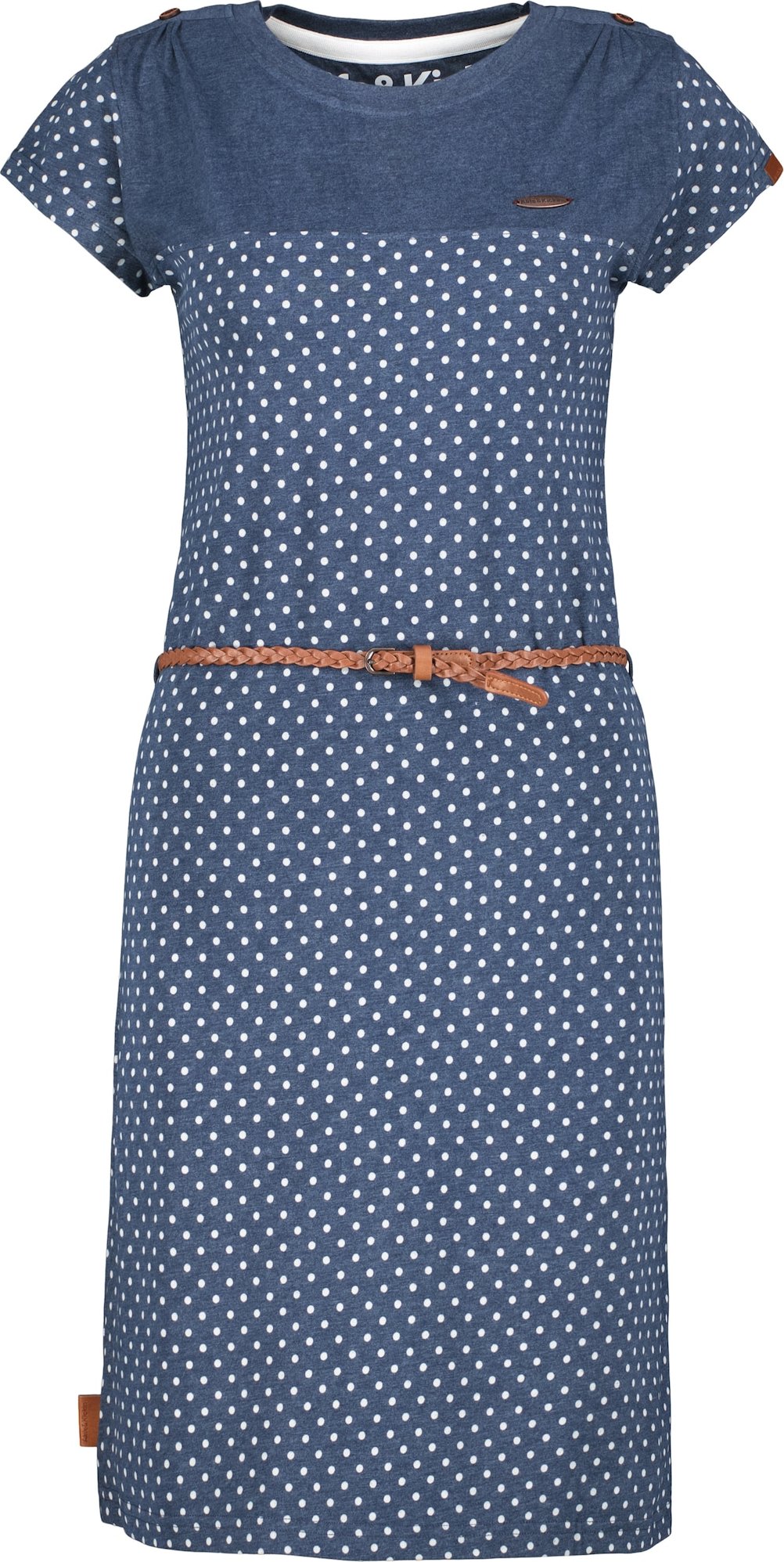 Alife and Kickin Letní šaty 'LeoniceAK' marine modrá / bílá