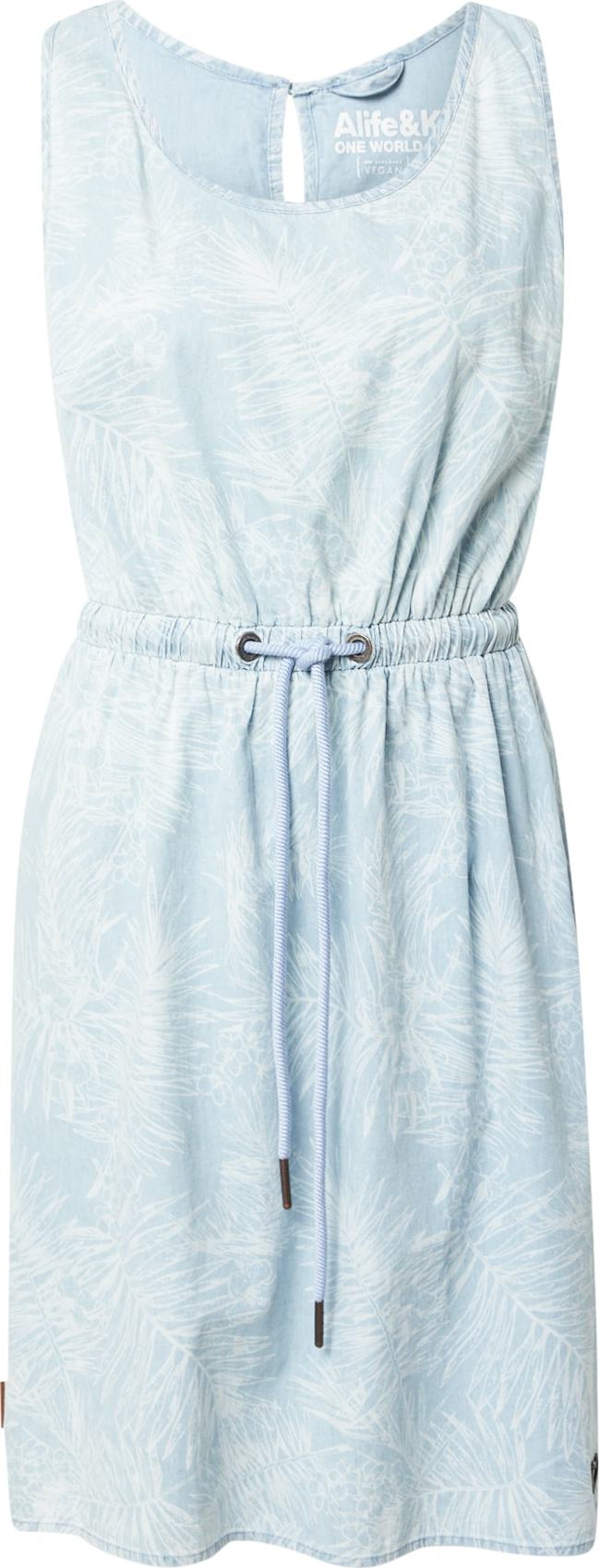 Alife and Kickin Šaty 'DojaAK' světlemodrá / černá