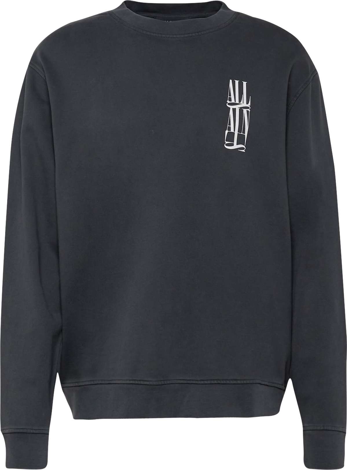 AllSaints Mikina černá / bílá