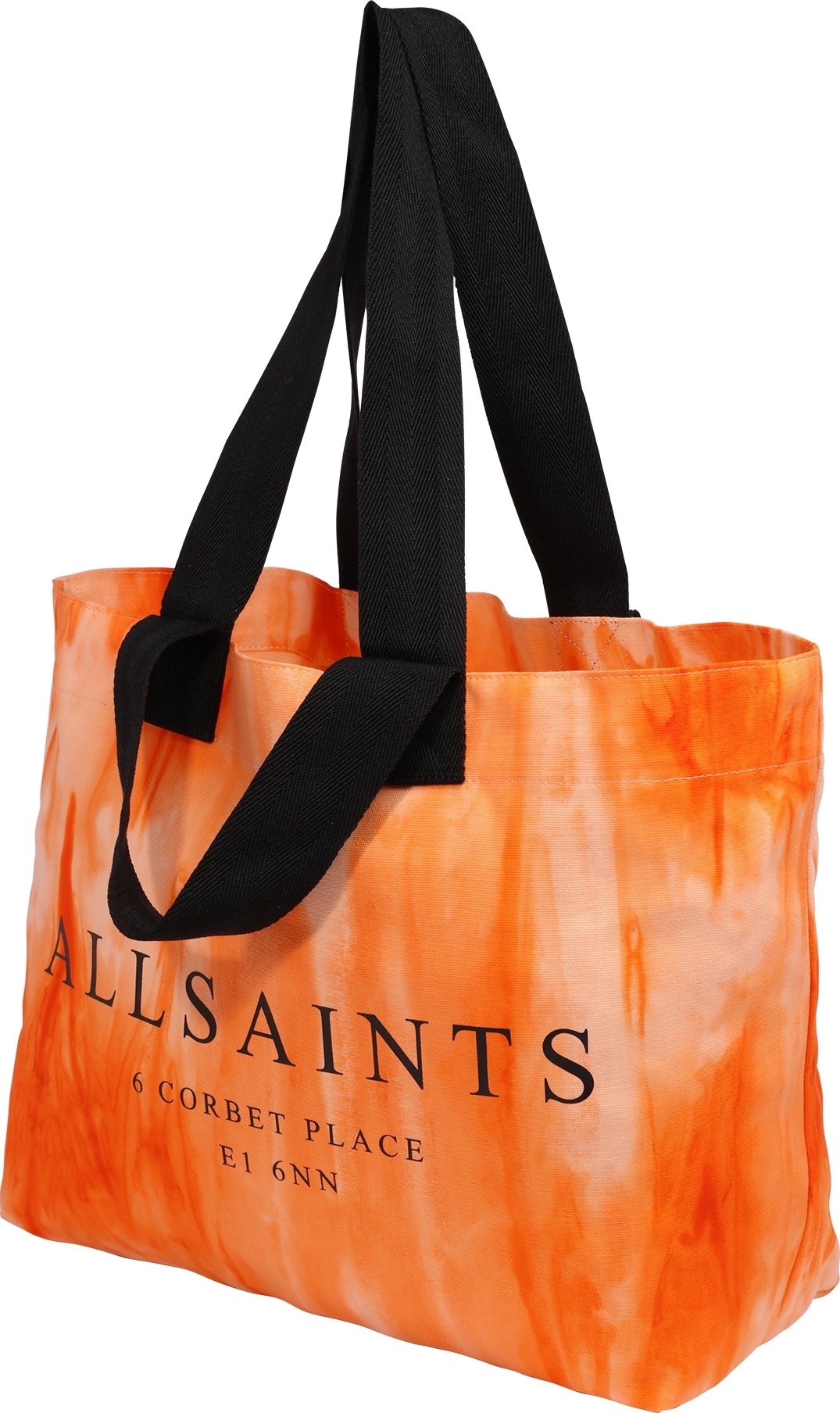 AllSaints Nákupní taška oranžová / černá