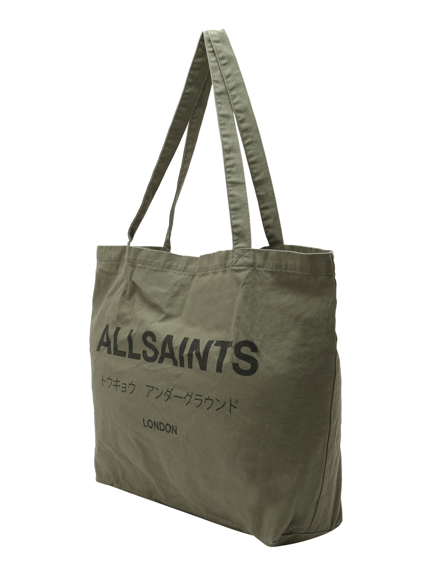 AllSaints Nákupní taška 'UNDERGROUND' khaki / černá