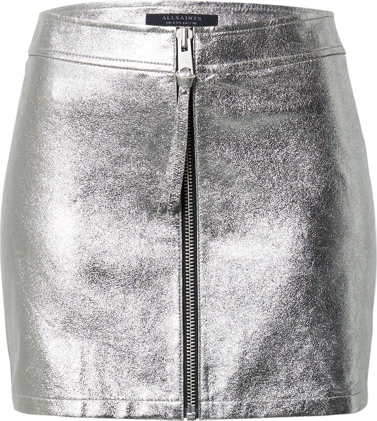 AllSaints Sukně 'CLEO' stříbrná