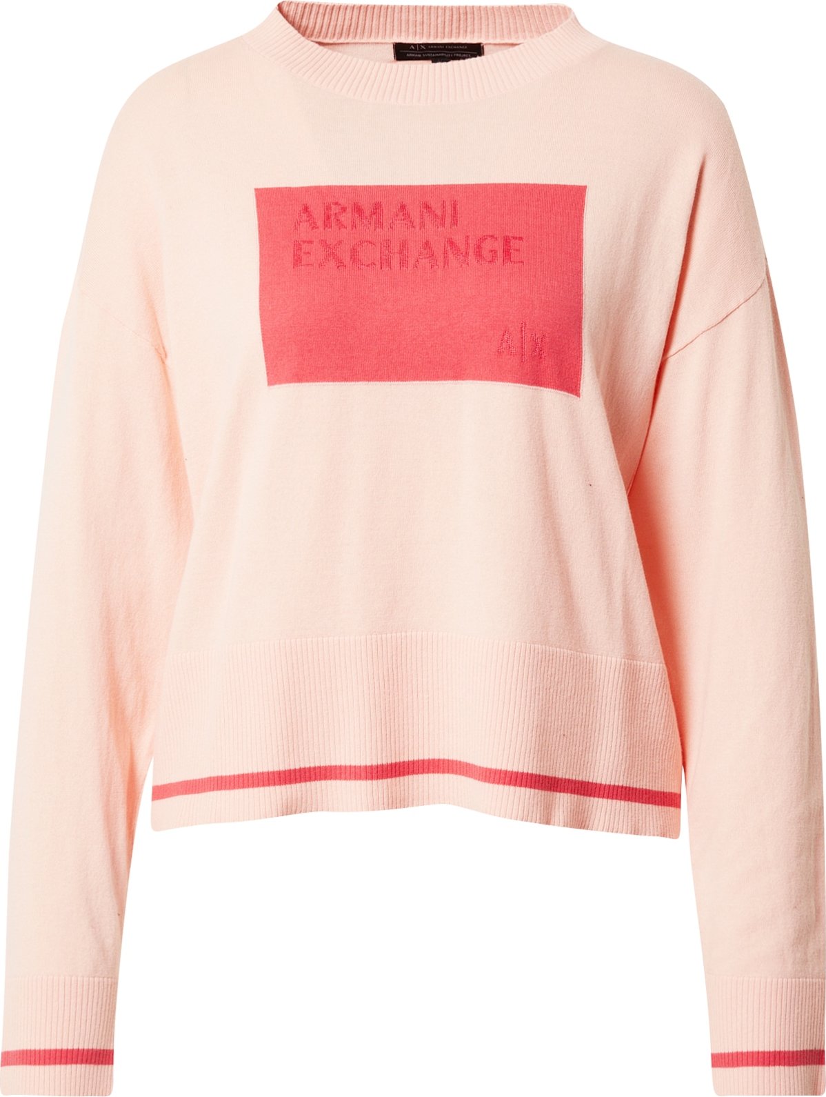 ARMANI EXCHANGE Svetr pink / růžová