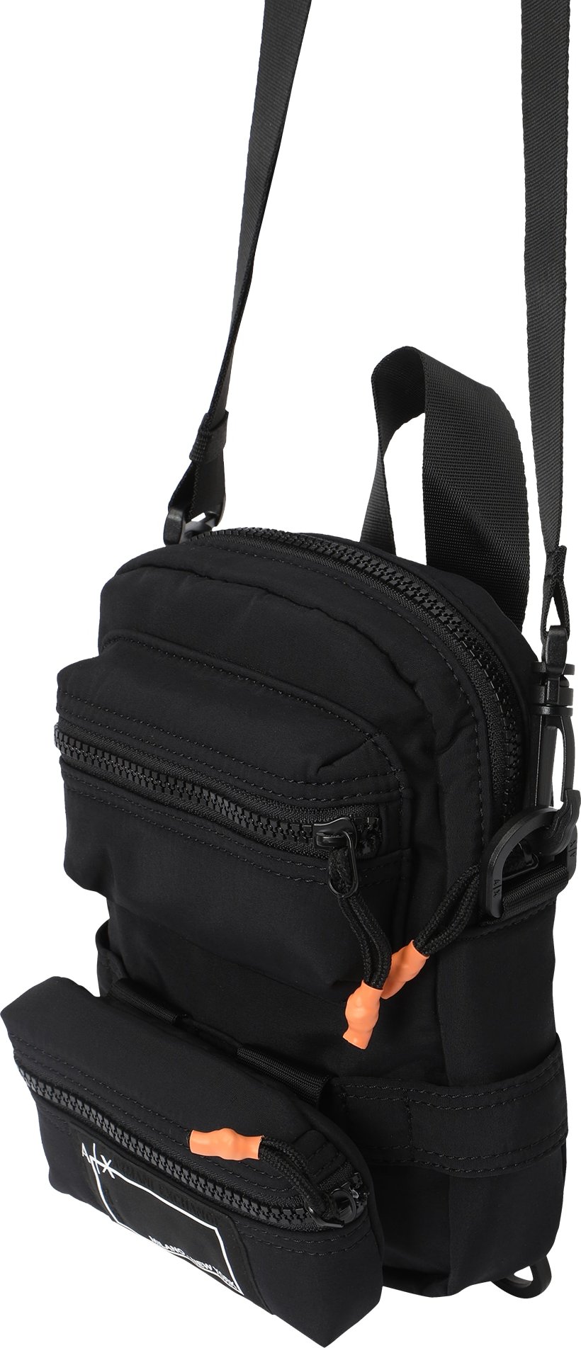 ARMANI EXCHANGE Taška přes rameno oranžová / černá / bílá