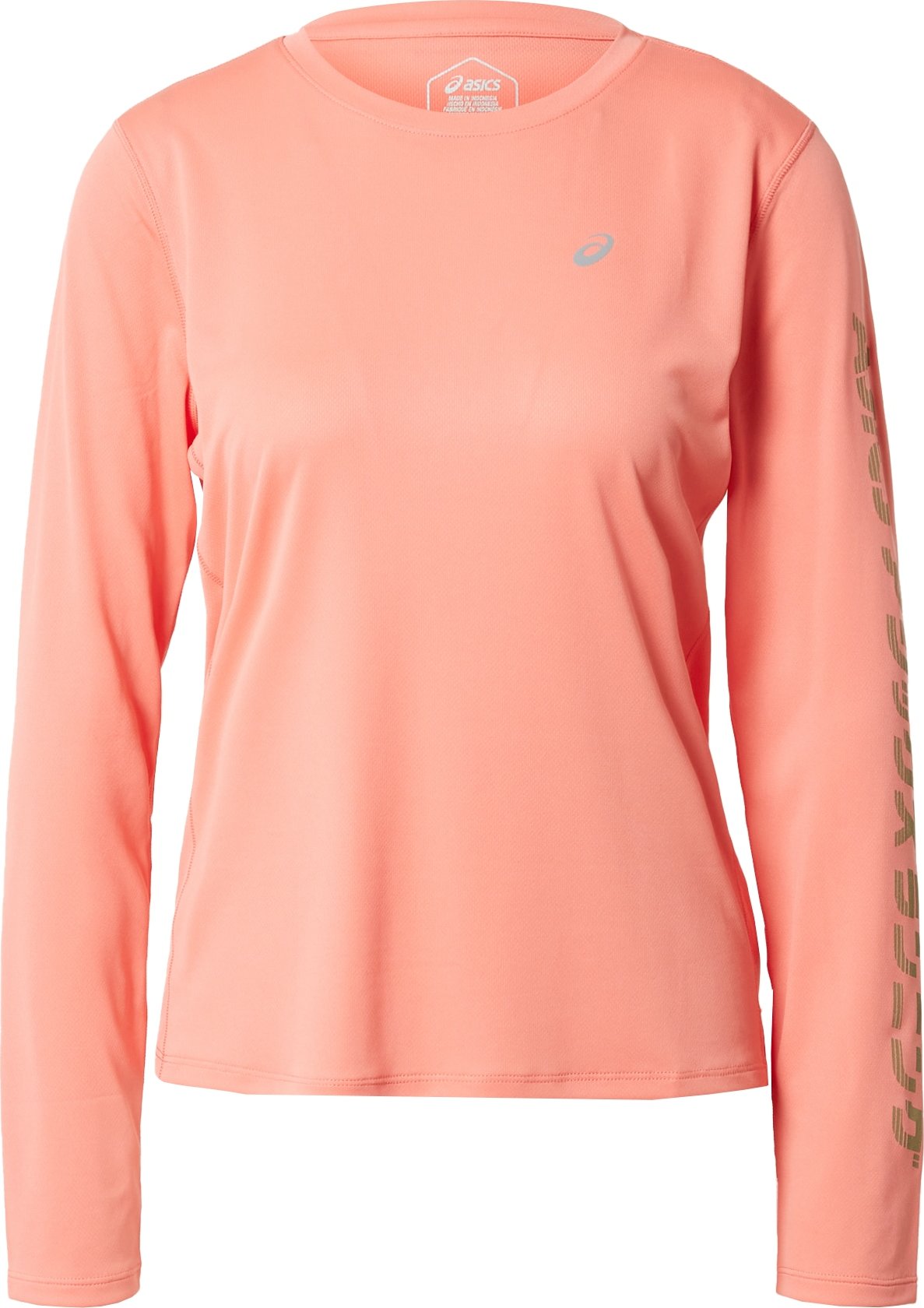 ASICS Funkční tričko 'Katakana' tmavě šedá / korálová