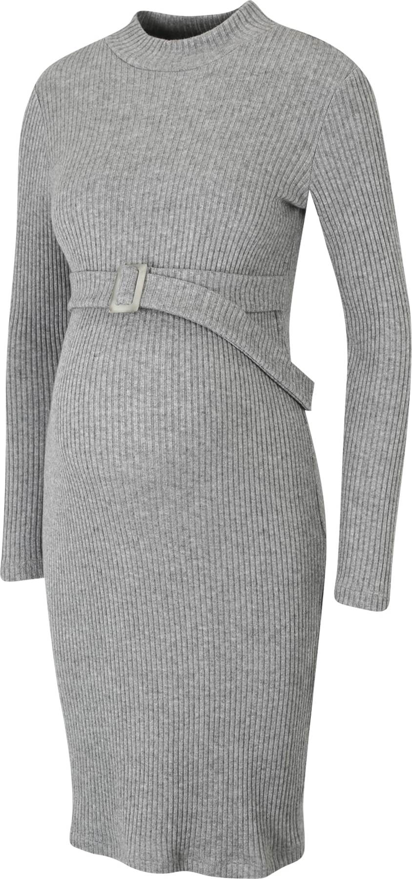 Attesa Úpletové šaty 'GIULIA' světle šedá