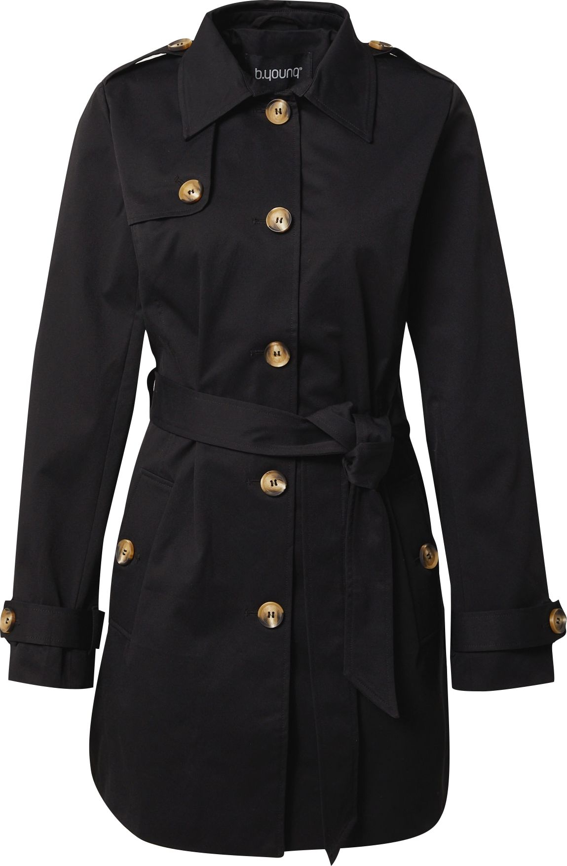 b.young Přechodný kabát 'AMONA' černá
