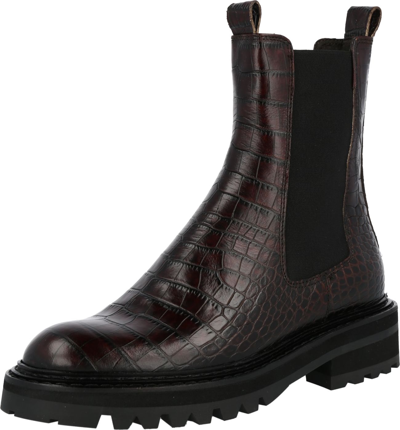 Billi Bi Chelsea boty burgundská červeň / černá