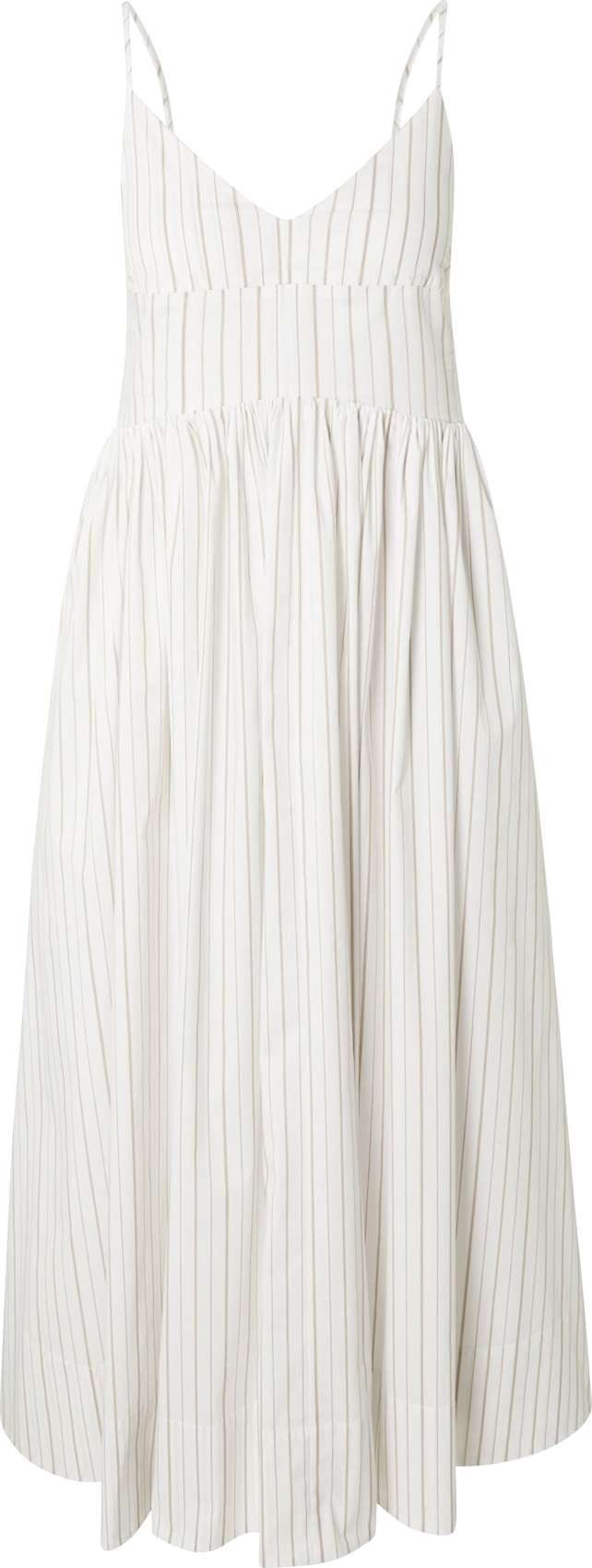 Birgitte Herskind Letní šaty 'Justy' tmavě béžová / bílá