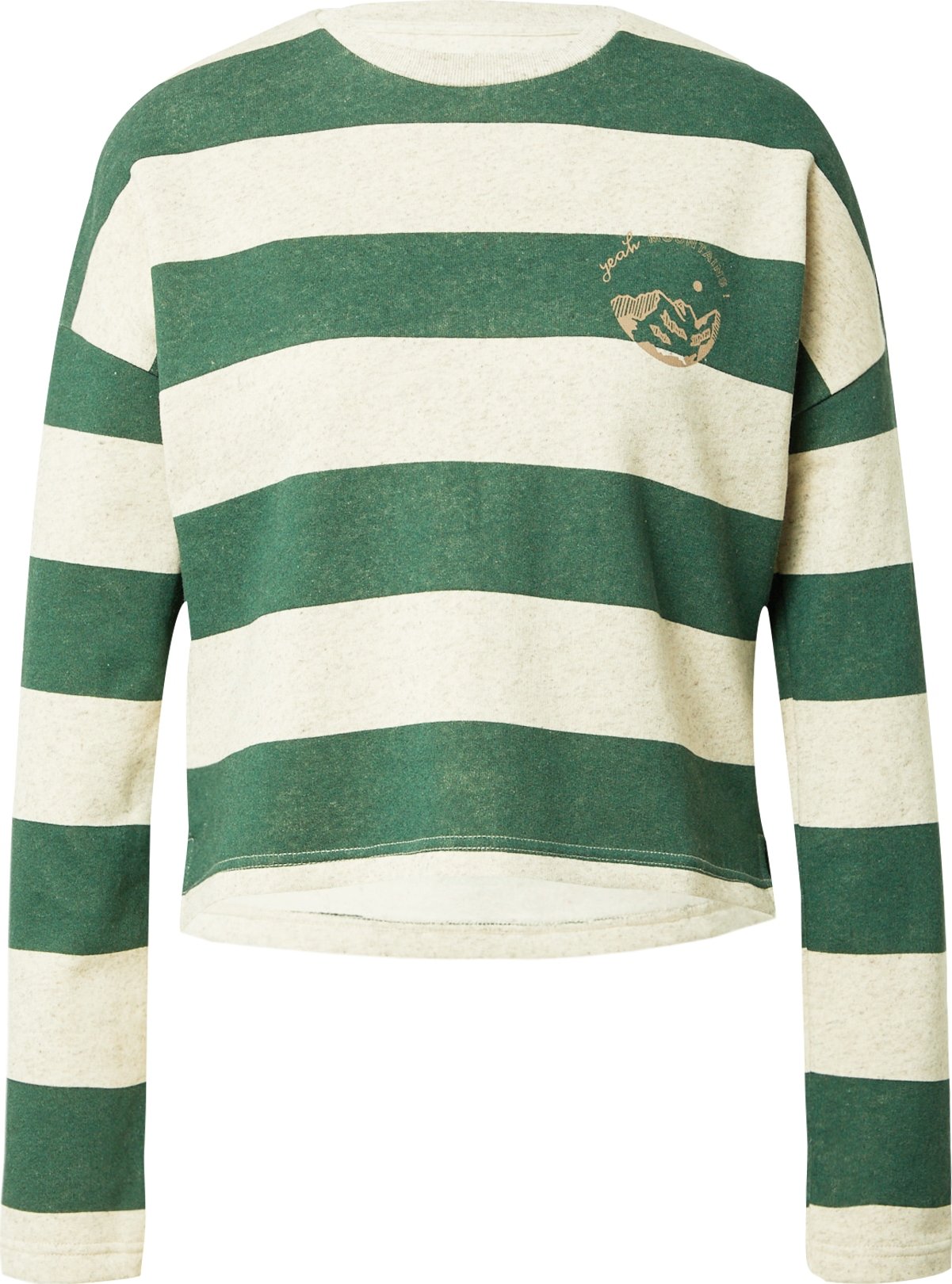 bleed clothing Svetr trávově zelená / offwhite