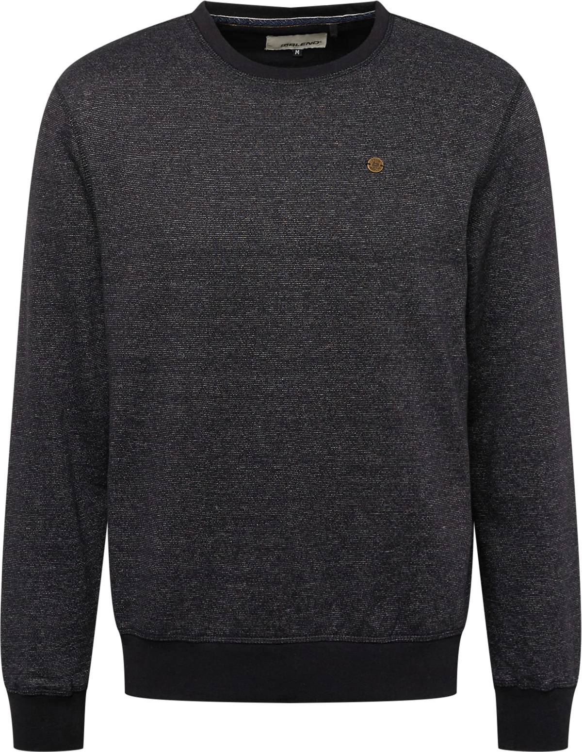 BLEND Mikina šedá / černá