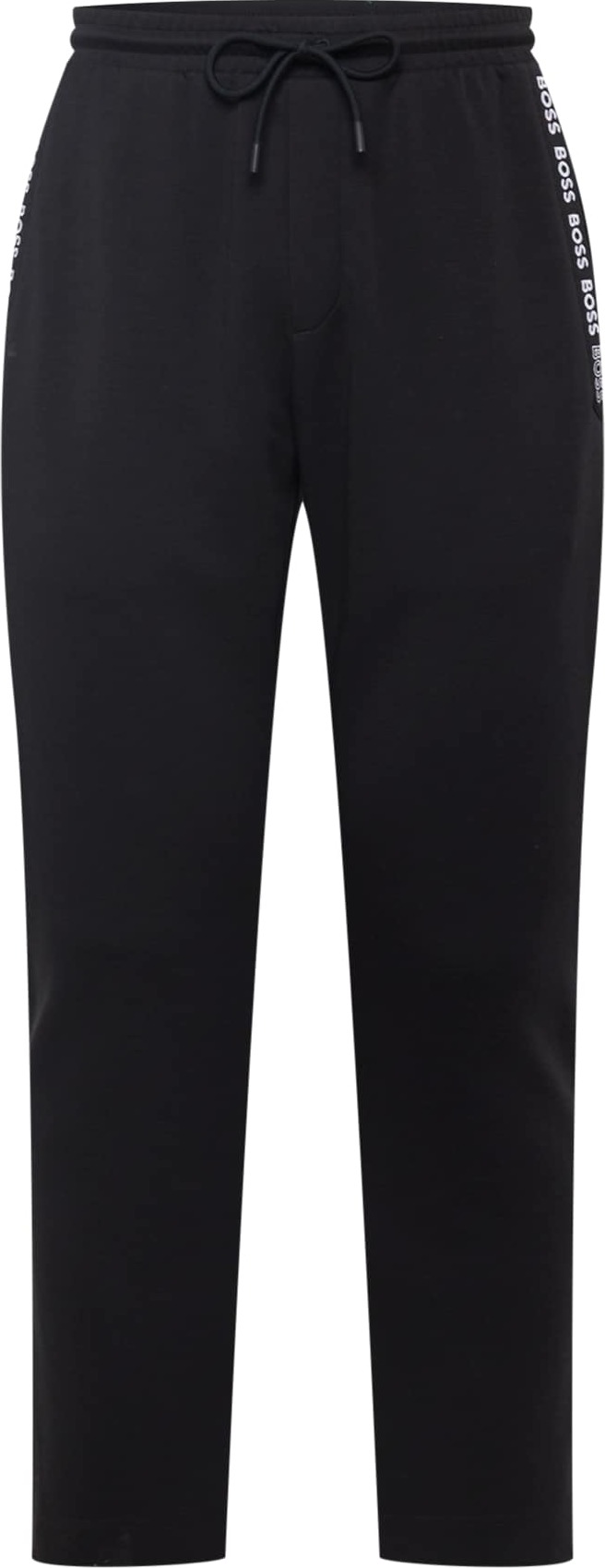 BOSS Green Kalhoty 'Hadeos' černá / bílá