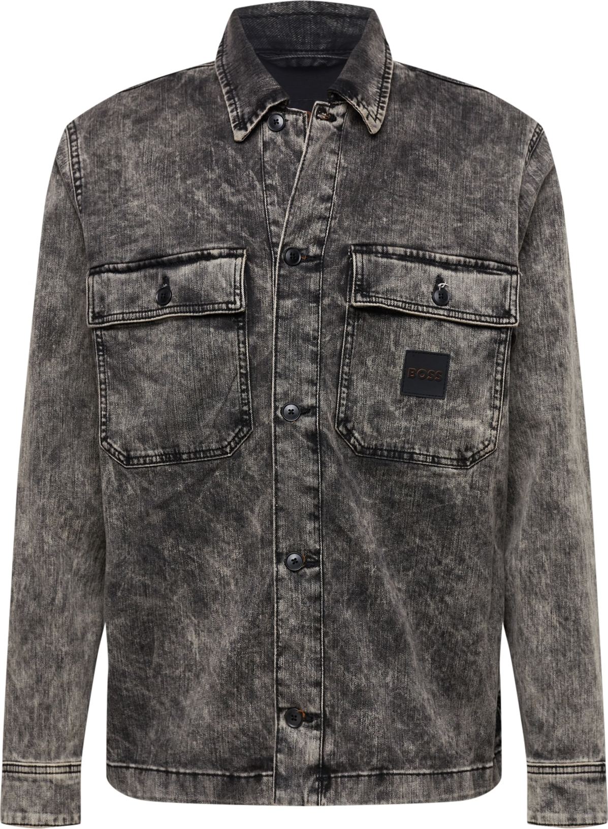 BOSS Orange Přechodná bunda 'Lovvo' šedá džínová