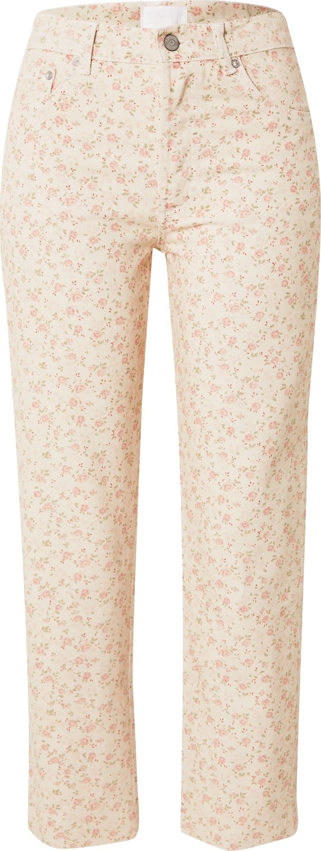 Boyish Džíny světle zelená / růžová / pudrová