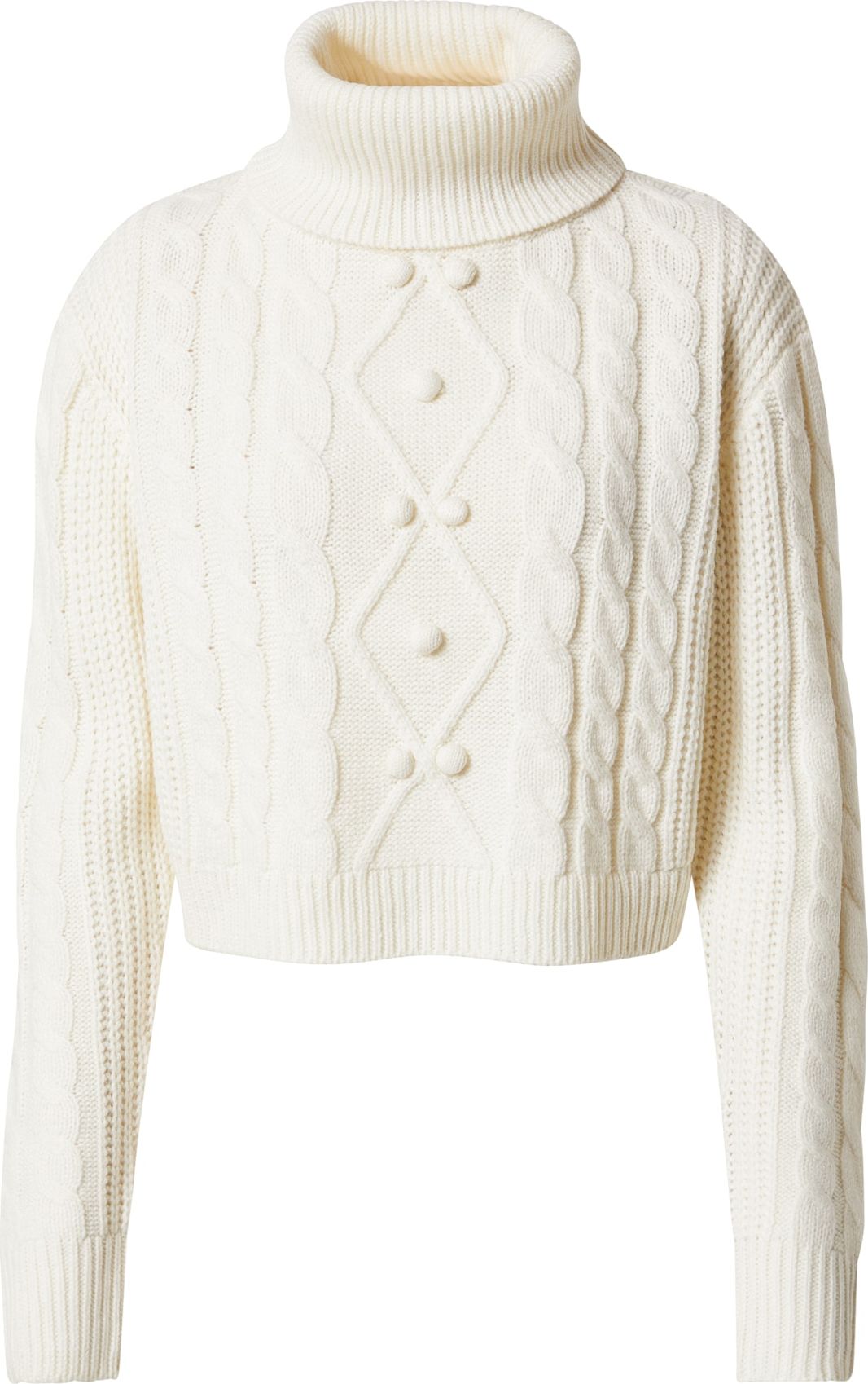 BRAVE SOUL Svetr 'MOA' bílá