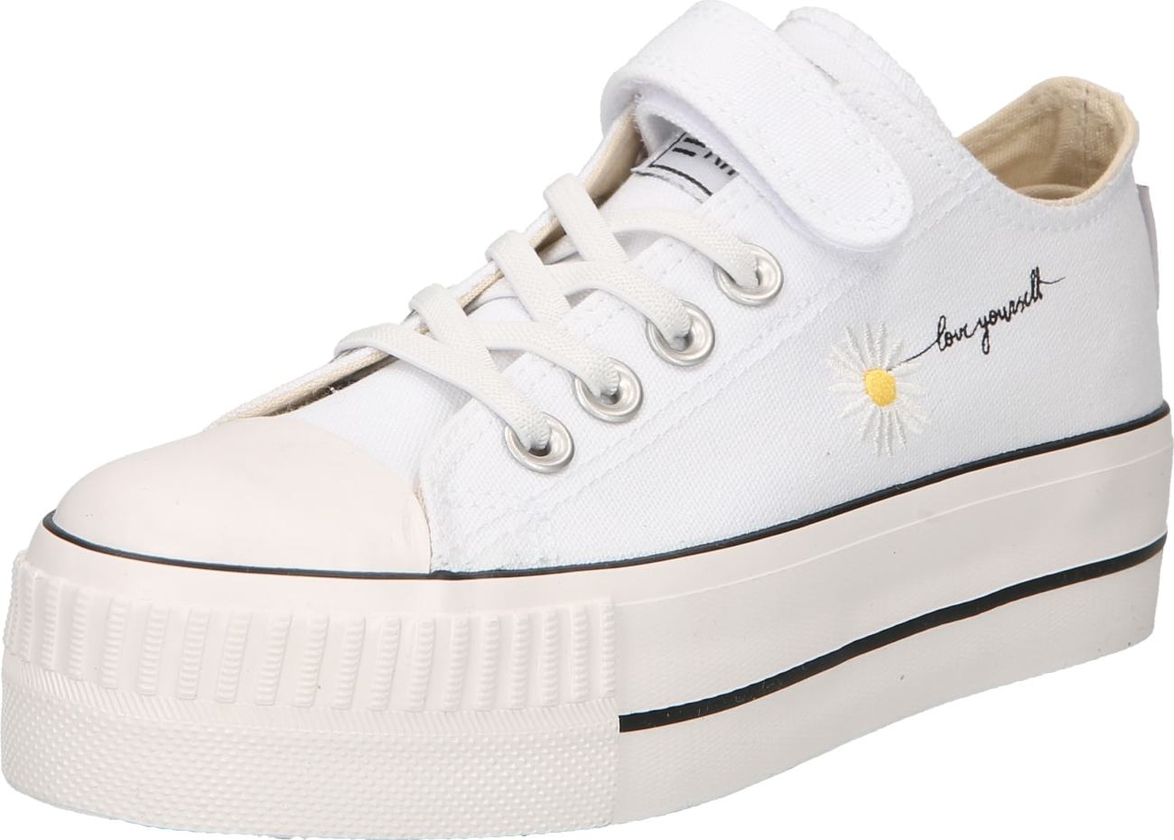 BRITISH KNIGHTS Tenisky 'KAYA' limone / černá / bílá