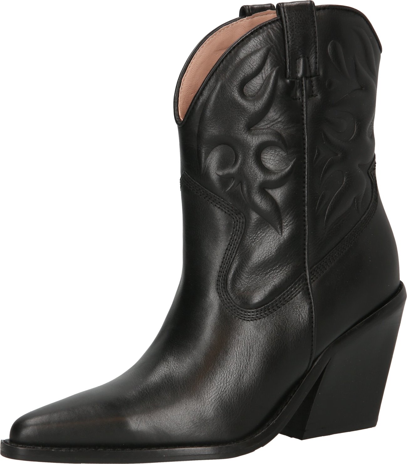 BRONX Kovbojské boty černá