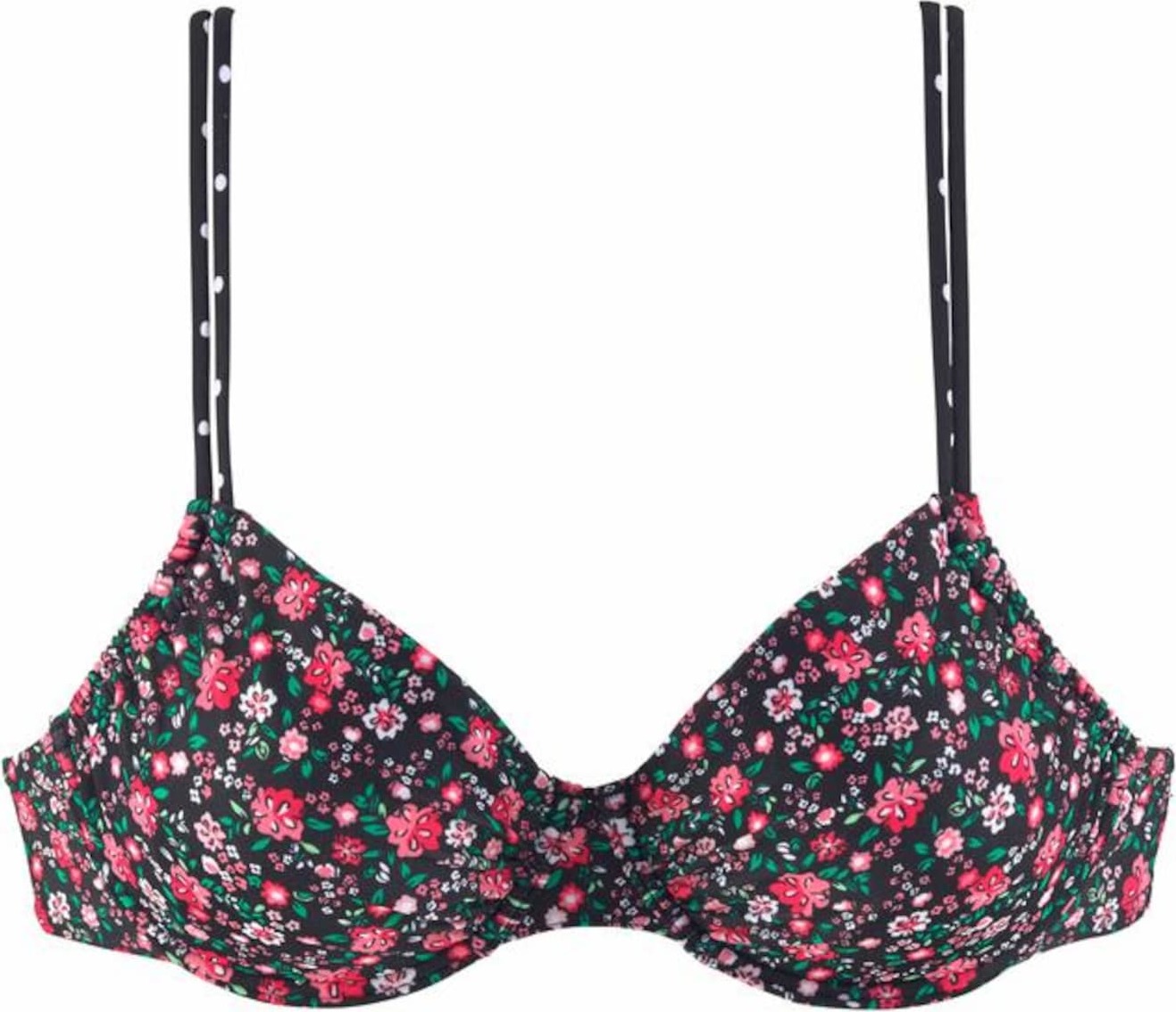 BUFFALO Horní díl plavek pink / černá