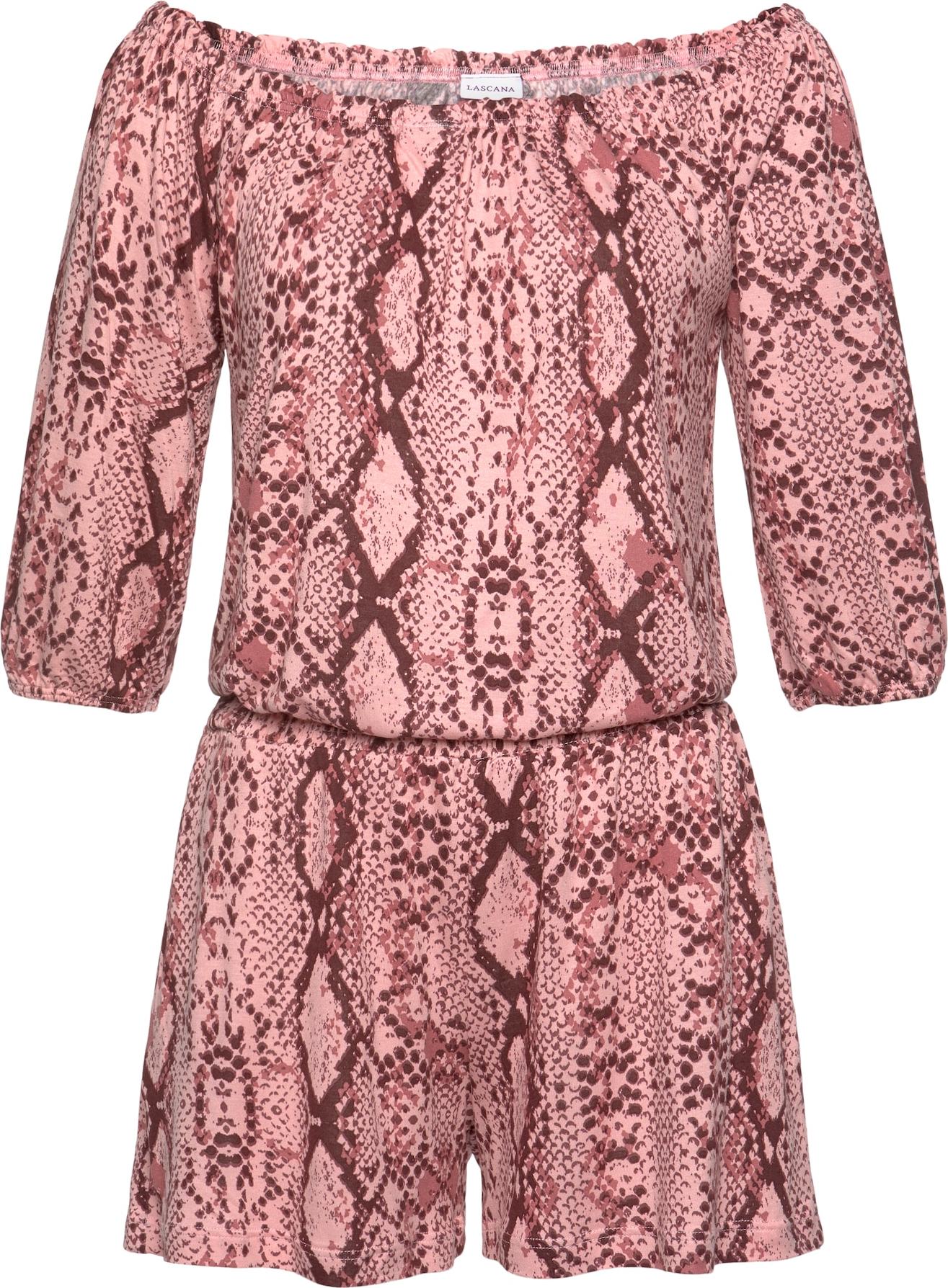 BUFFALO Overal ostružinová / růžová / starorůžová