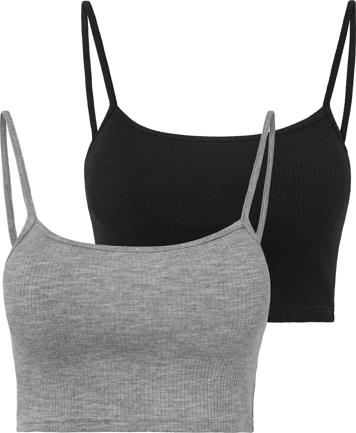 BUFFALO Tílko šedá / černá