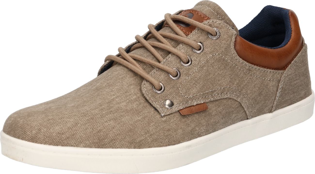 BULLBOXER Tenisky okrová / hnědý melír