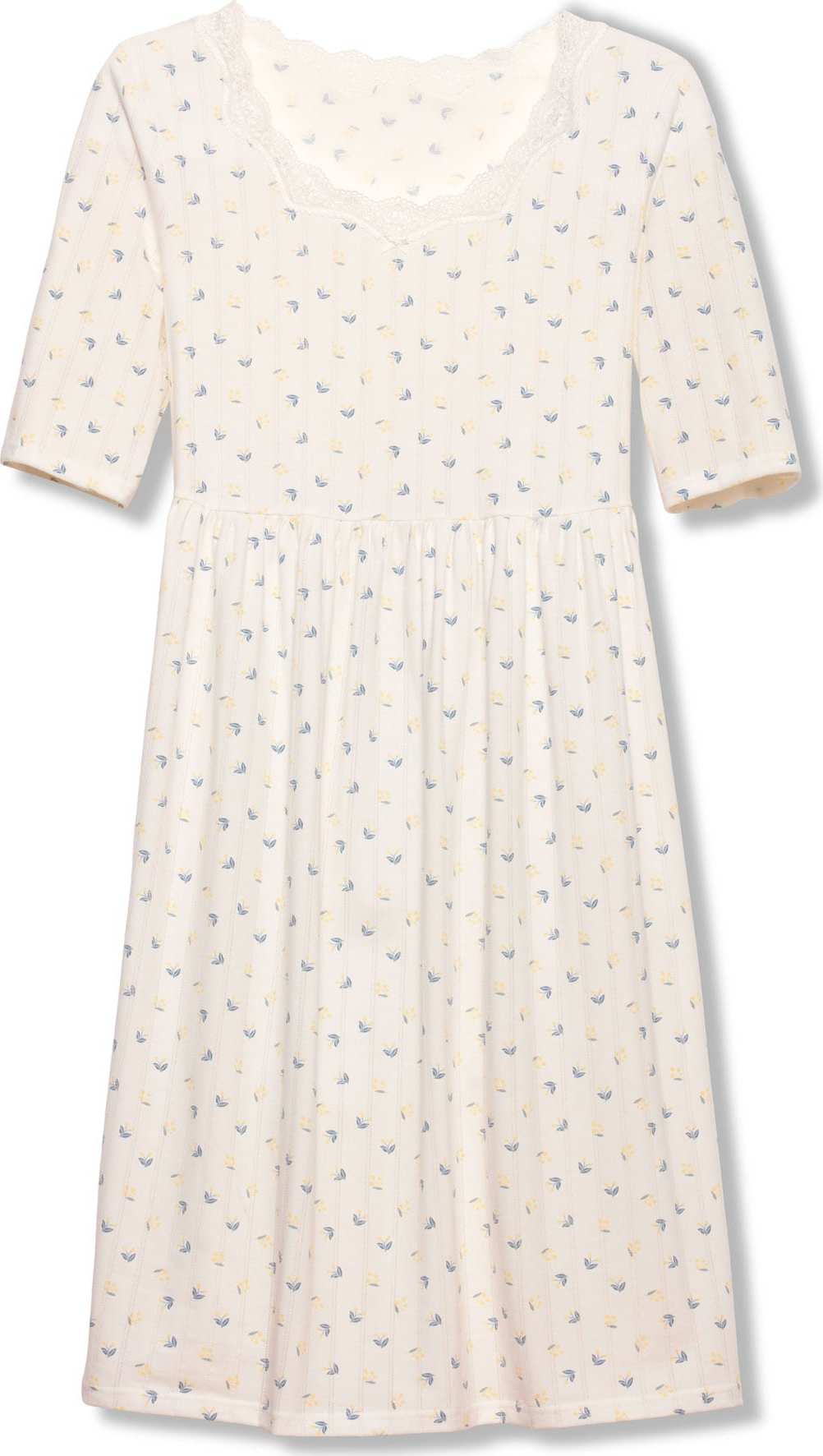 CALIDA Letní šaty modrá / žlutá / bílá