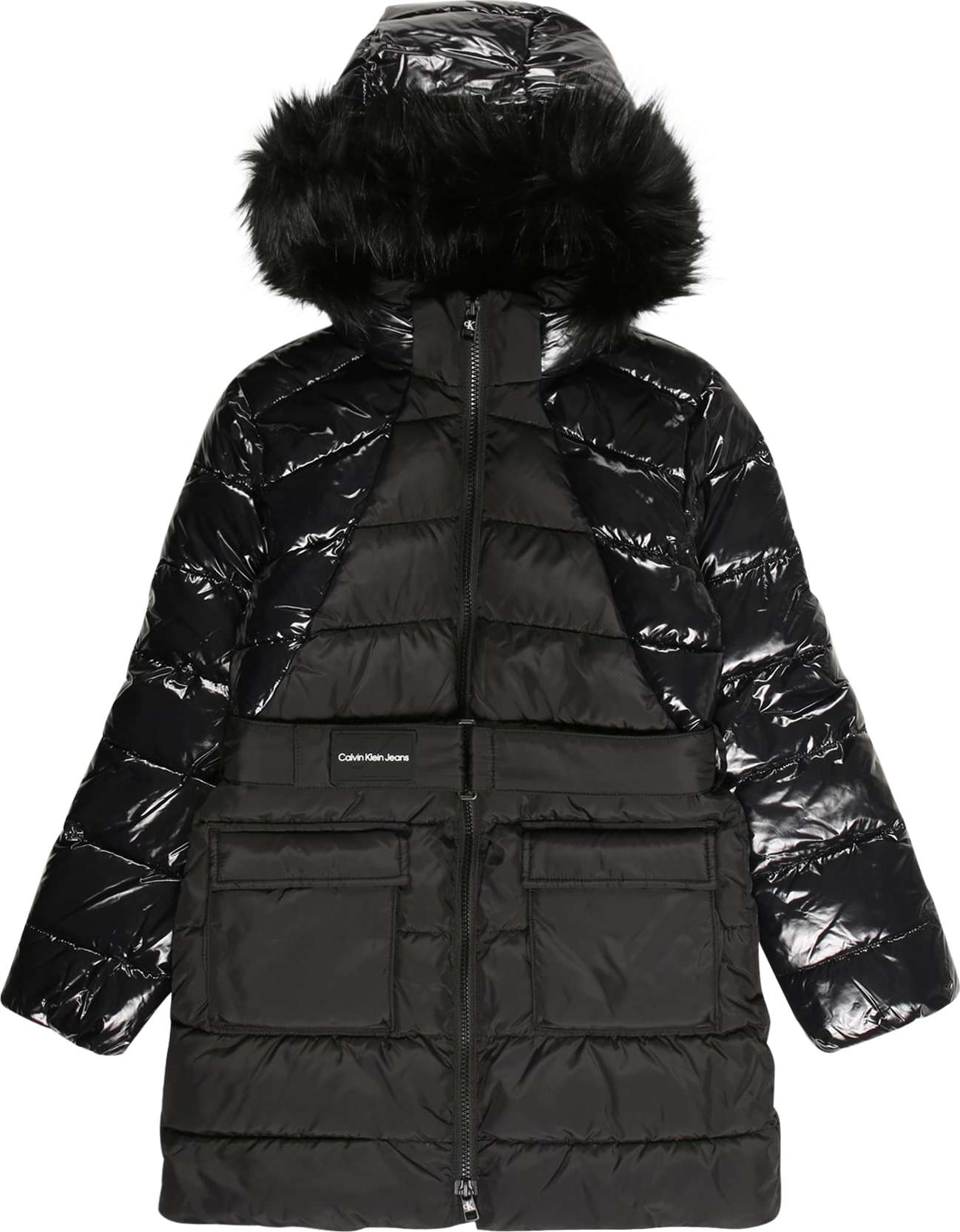 Calvin Klein Jeans Kabát černá