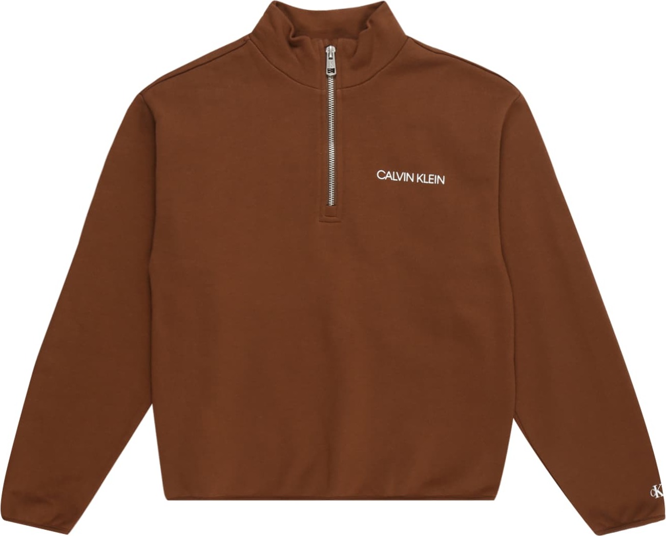 Calvin Klein Jeans Mikina karamelová