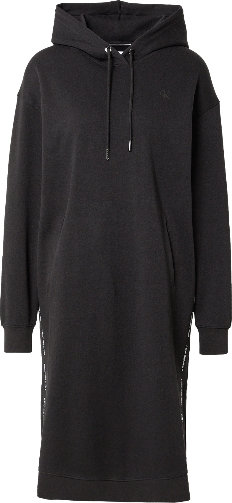 Calvin Klein Jeans Šaty černá / bílá
