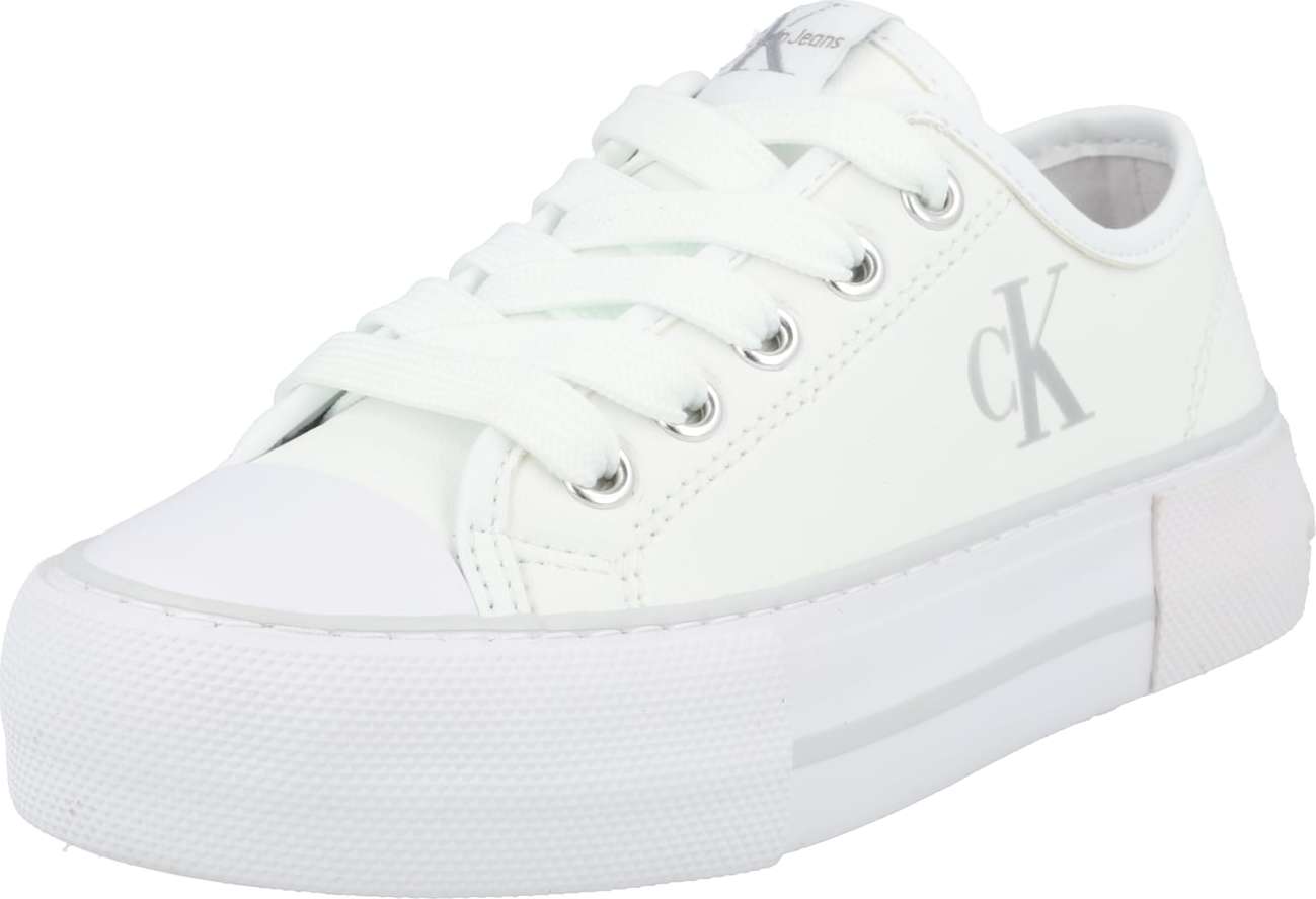 Calvin Klein Jeans Tenisky šedá / bílá