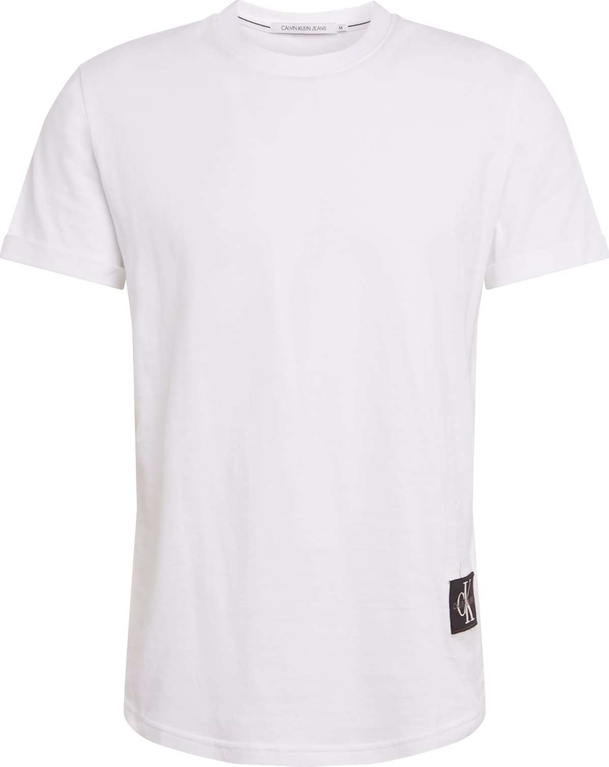 Calvin Klein Jeans Tričko černá / bílá