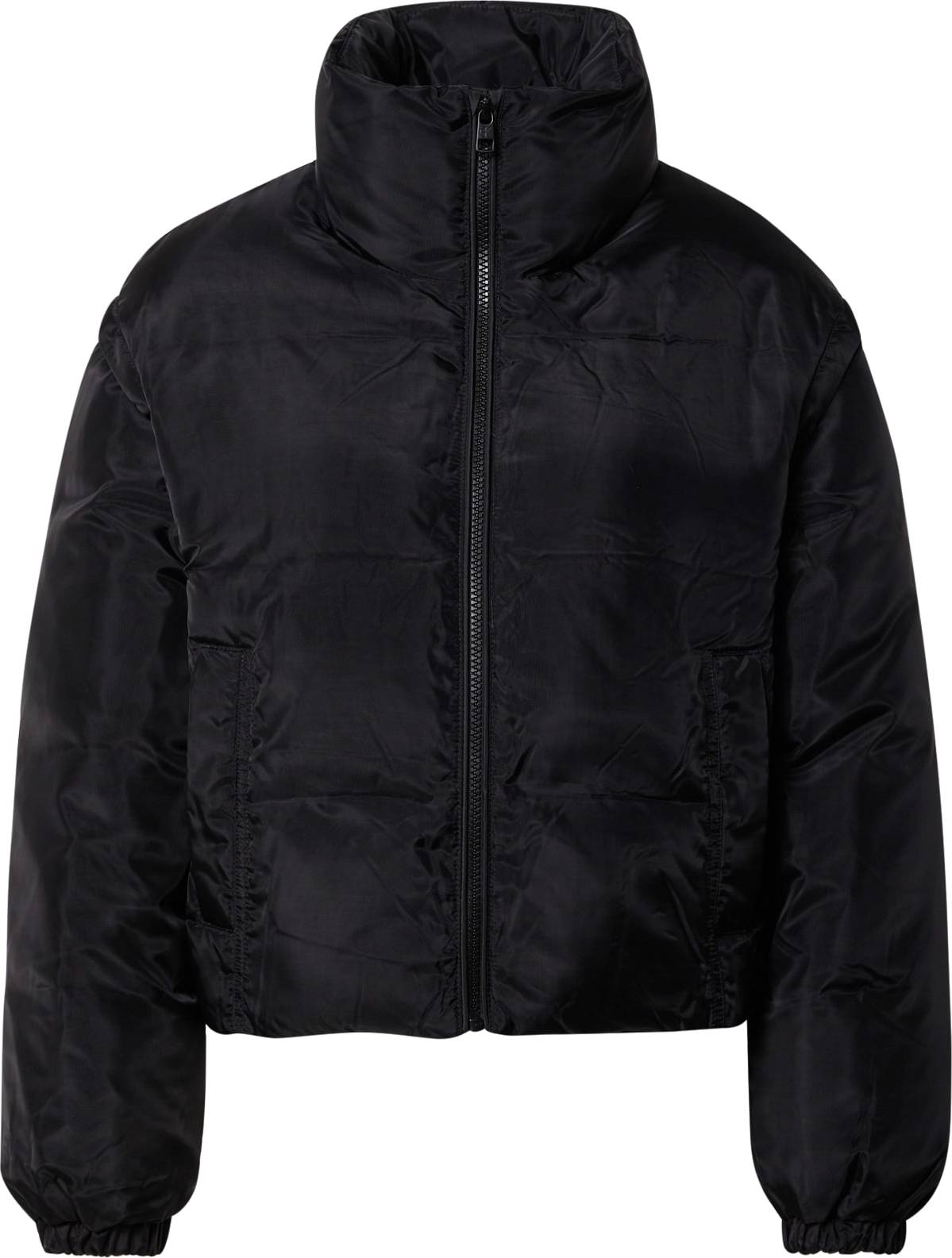 Calvin Klein Jeans Zimní bunda tmavě šedá / černá