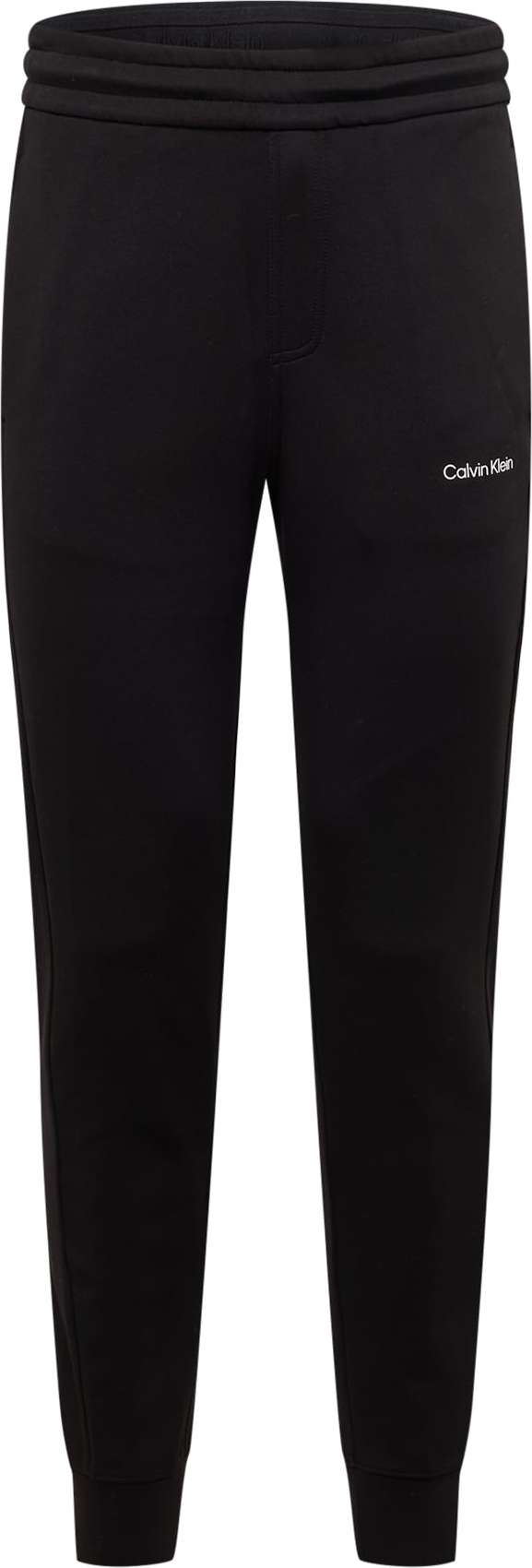 Calvin Klein Kalhoty černá / bílá