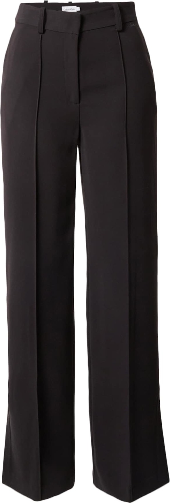 Calvin Klein Kalhoty s puky černá
