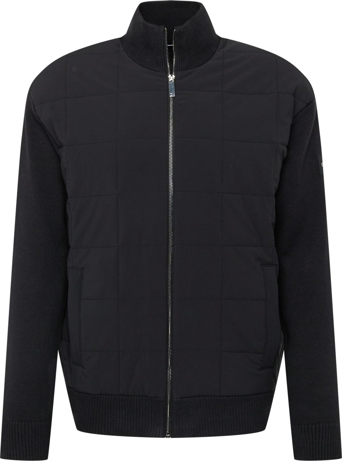 Calvin Klein Přechodná bunda černá / bílá