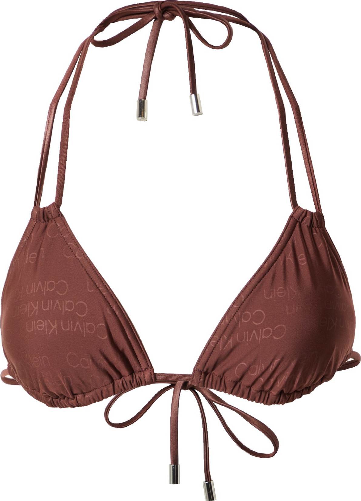 Calvin Klein Swimwear Horní díl plavek čokoládová