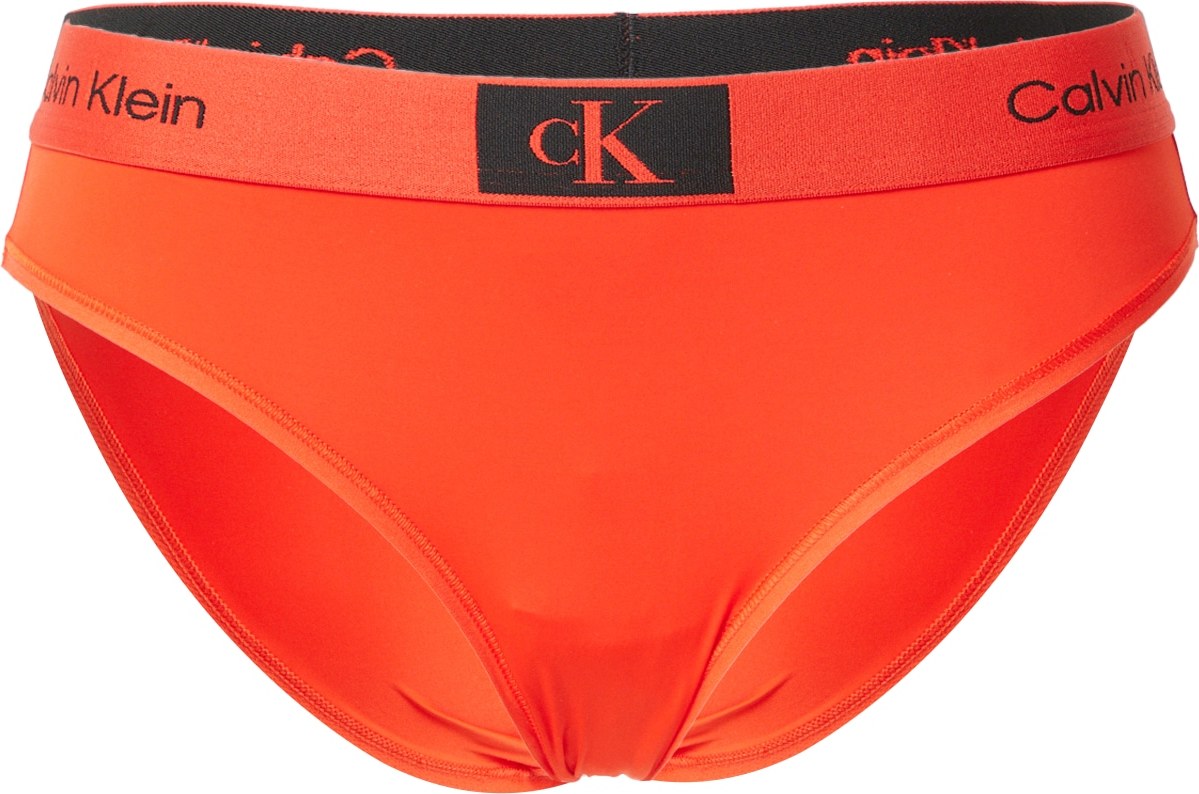 Calvin Klein Underwear Kalhotky oranžově červená / černá