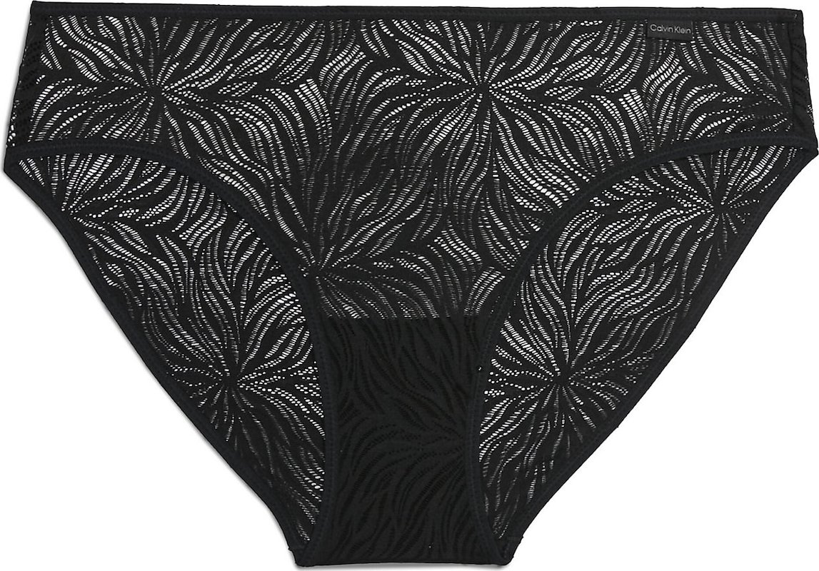 Calvin Klein Underwear Kalhotky 'SHEER MARQUISETTE' černá