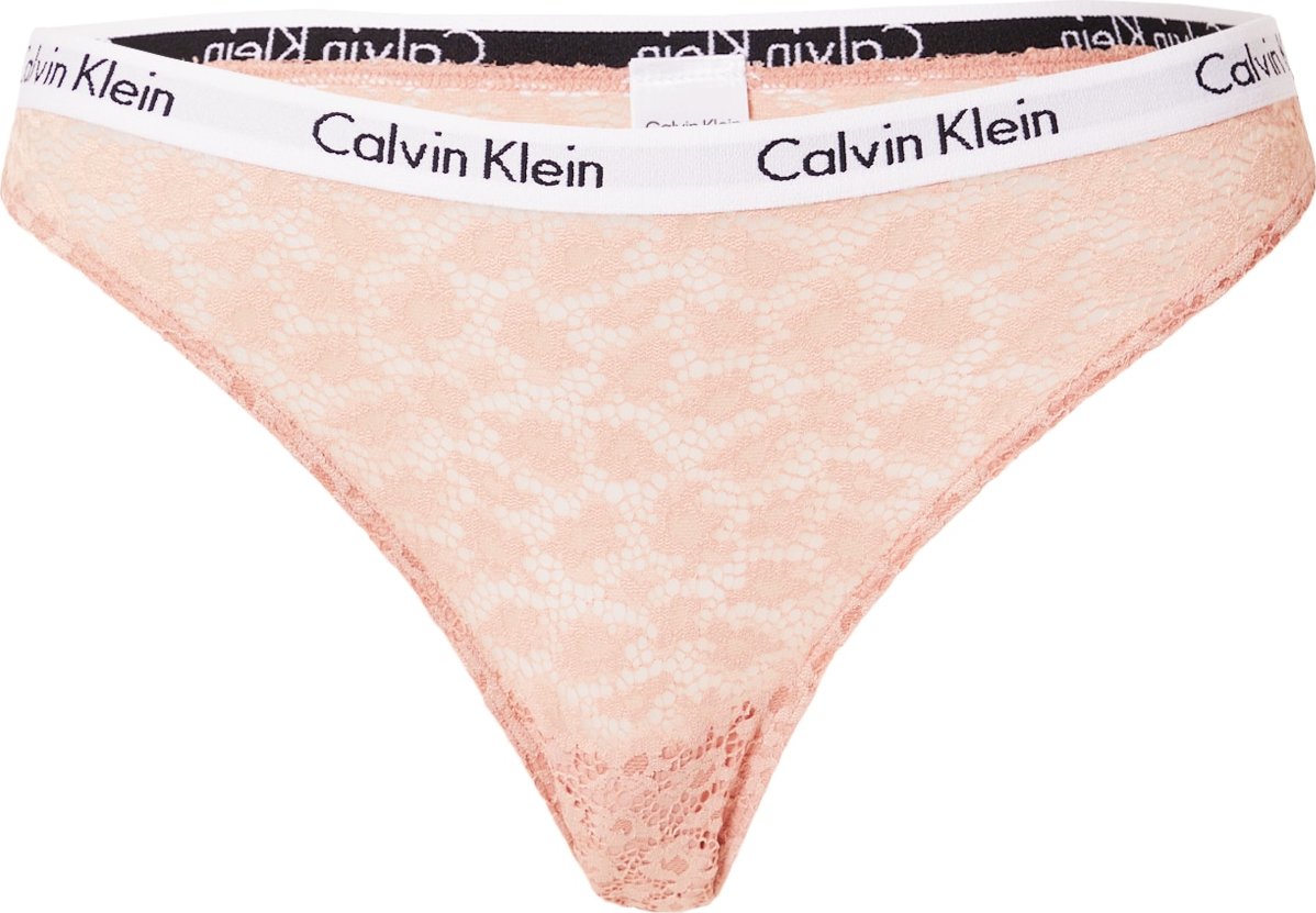 Calvin Klein Underwear Kalhotky tělová / černá / bílá
