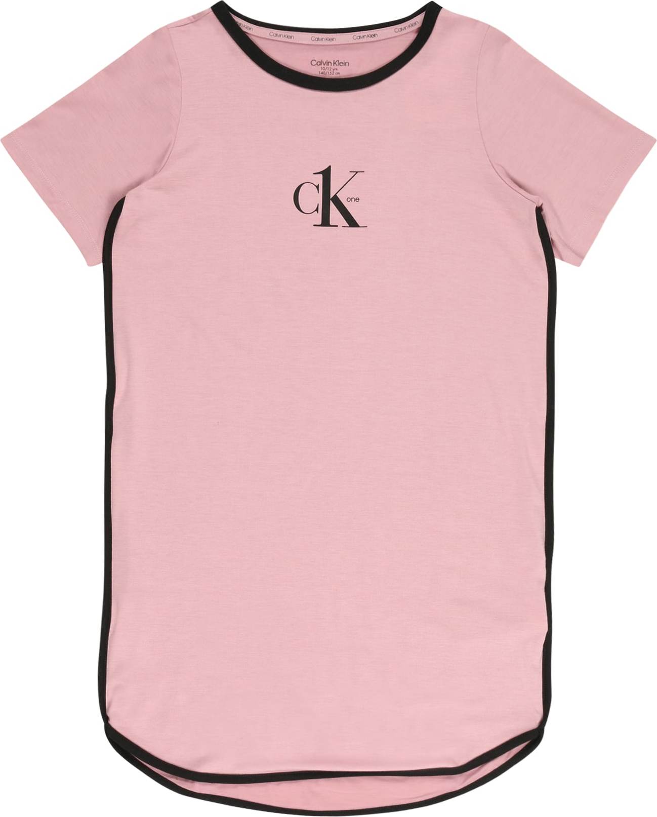 Calvin Klein Underwear Noční košilka růžová / černá