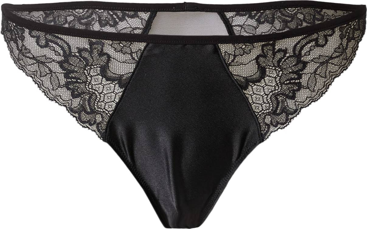 Calvin Klein Underwear Tanga černá