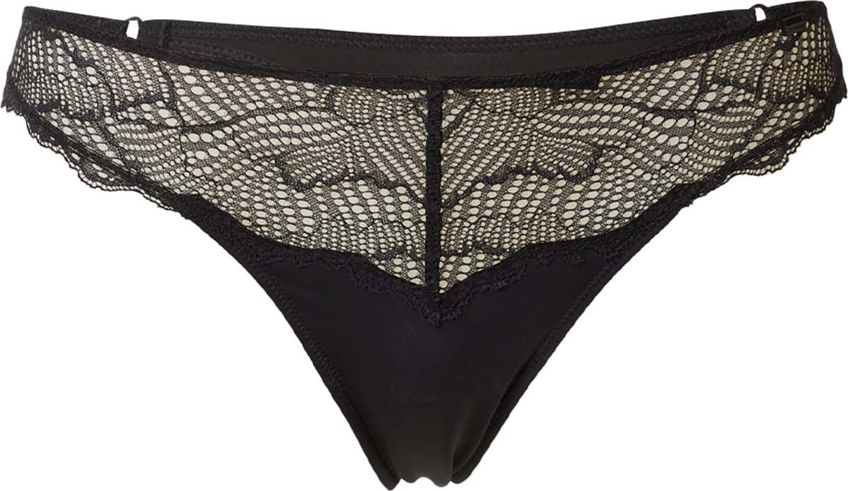 Calvin Klein Underwear Tanga černá