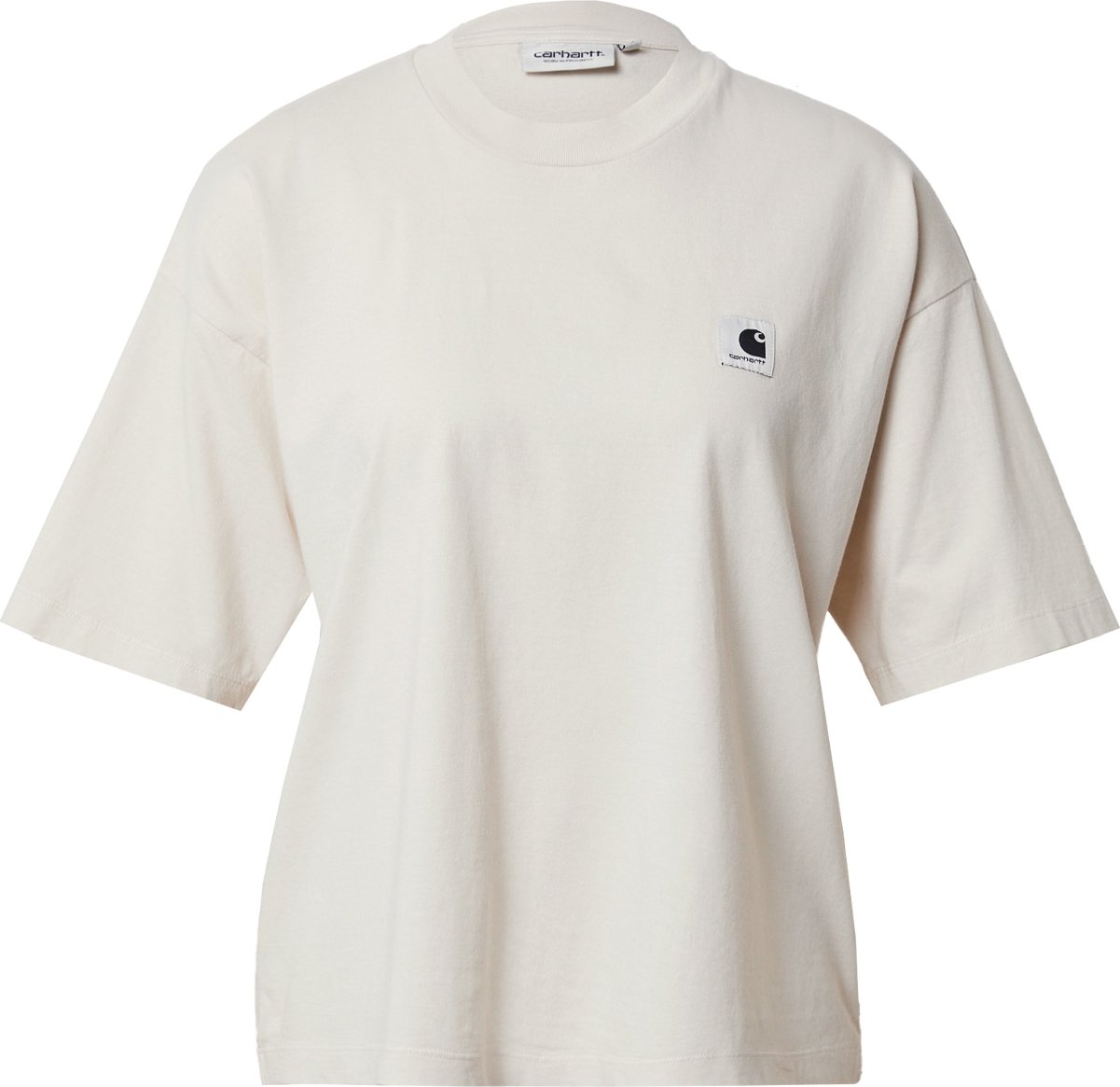 Carhartt WIP Oversized tričko 'Nelson' béžová / černá