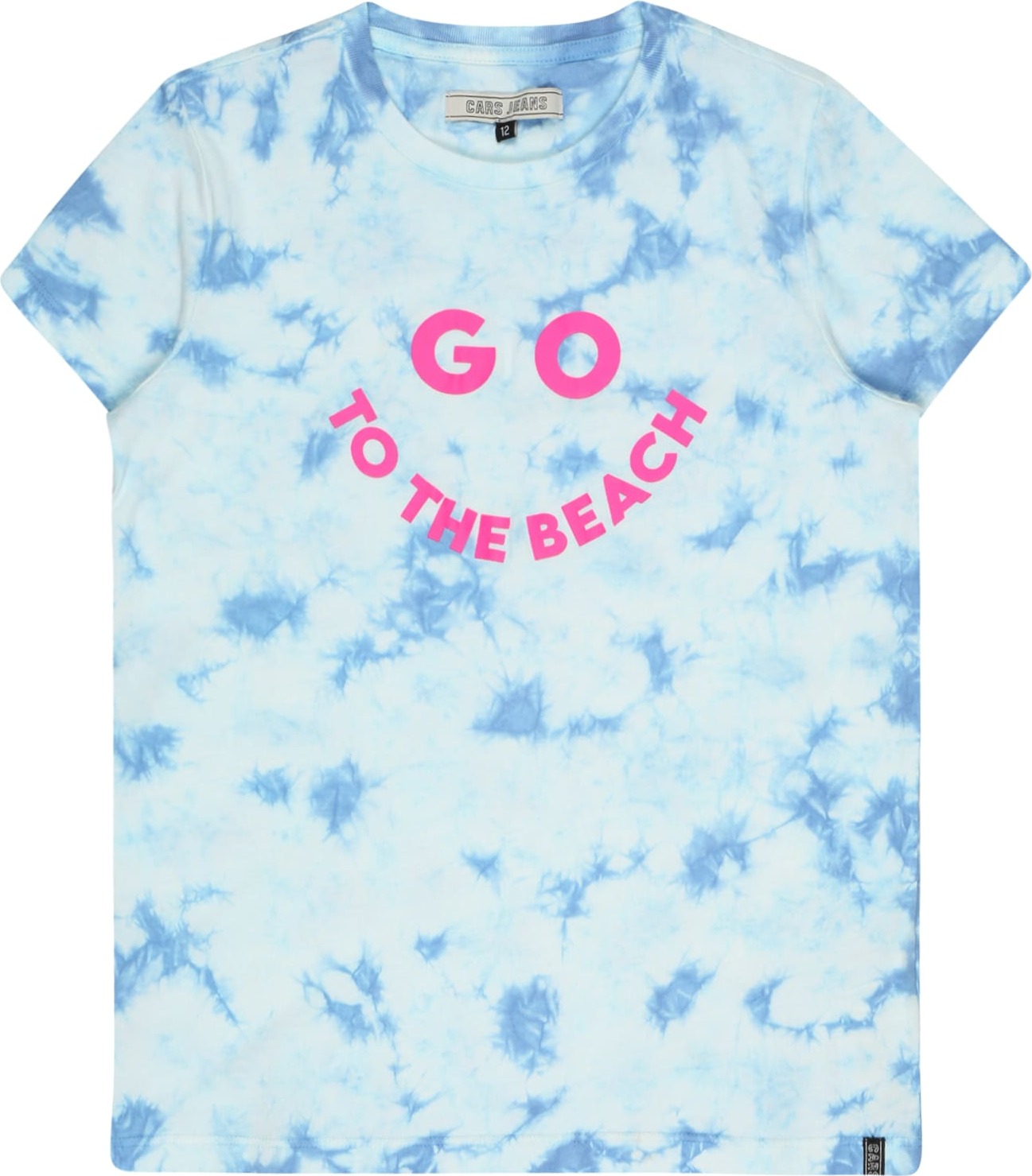 Cars Jeans Tričko 'UMME' modrá / pastelová modrá / pink