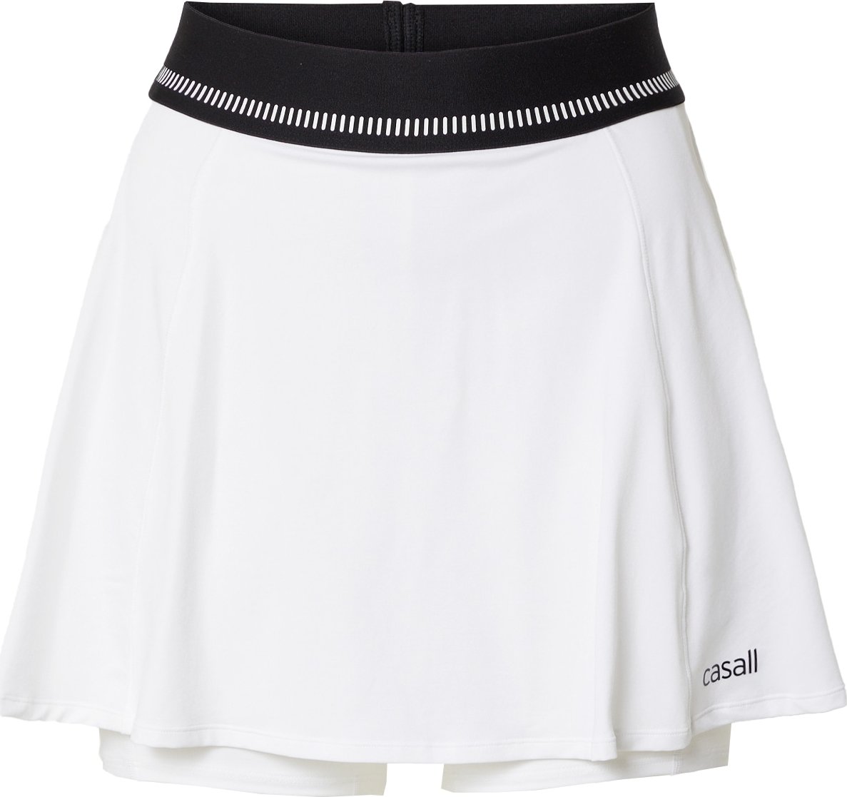 Casall Sportovní sukně černá / bílá