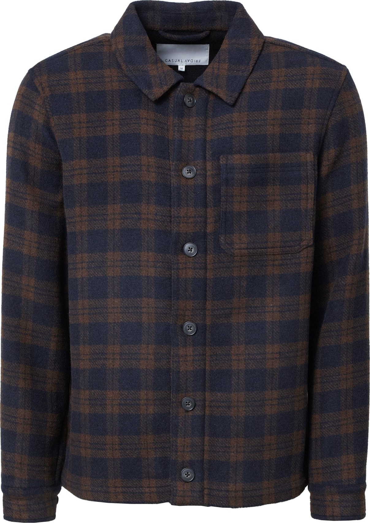 Casual Friday Přechodná bunda 'Jonick' námořnická modř / hnědá