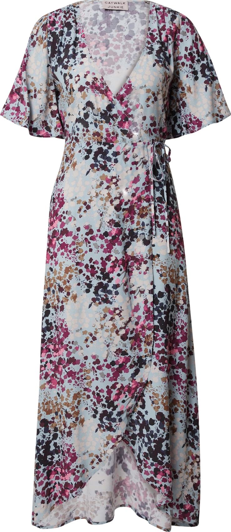 CATWALK JUNKIE Šaty 'EDEN' světlemodrá / mix barev