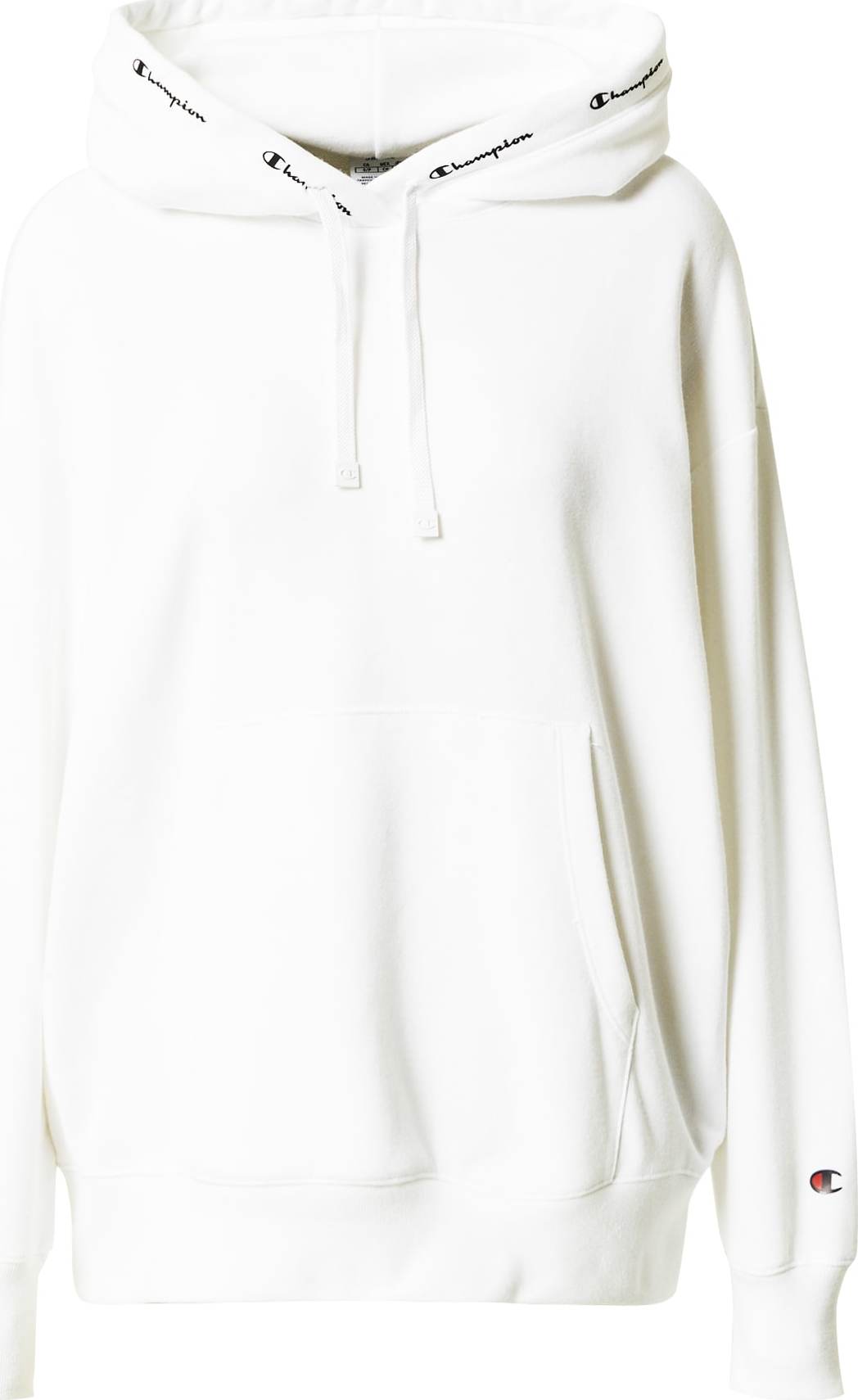 Champion Authentic Athletic Apparel Mikina černá / bílá