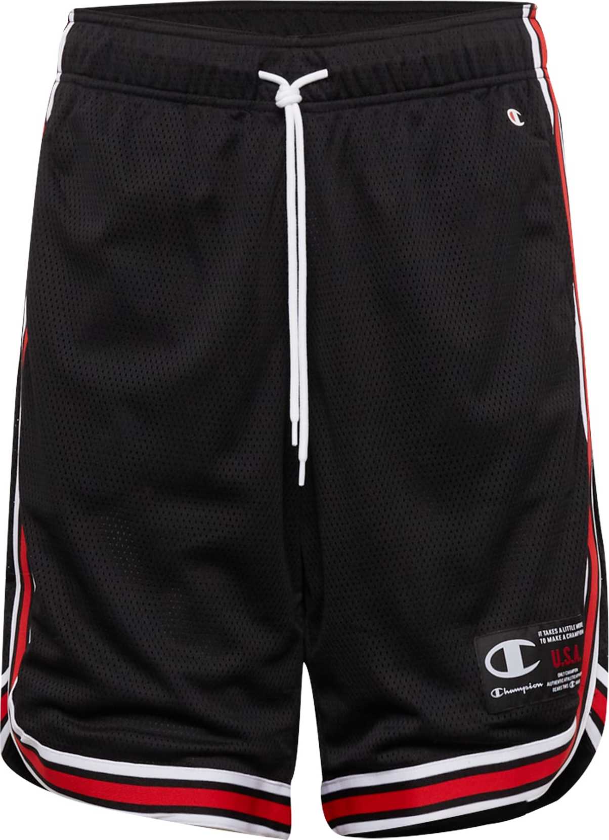 Champion Authentic Athletic Apparel Sportovní kalhoty tmavě modrá / červená / bílá