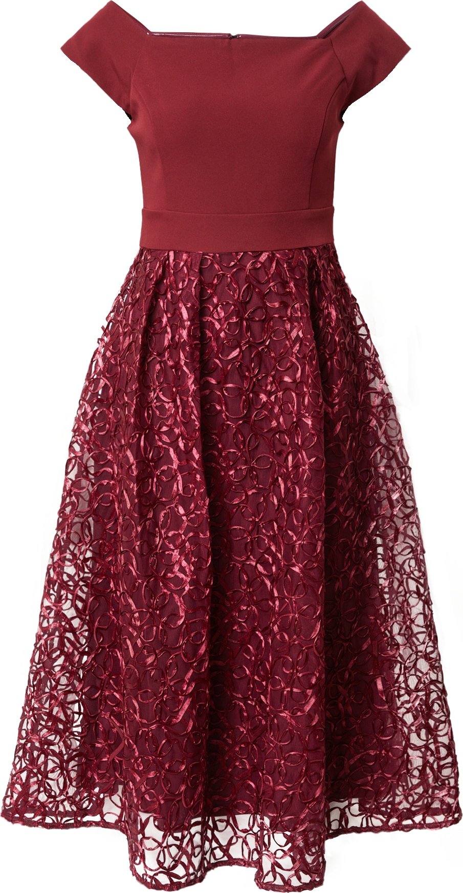 Coast Koktejlové šaty červenofialová